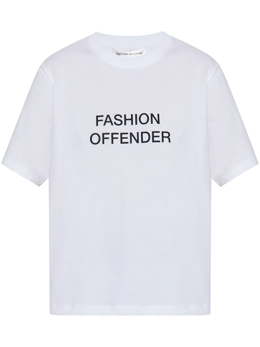1125JTS006357AWHITE FASHION OFFENDER 코튼 티셔츠